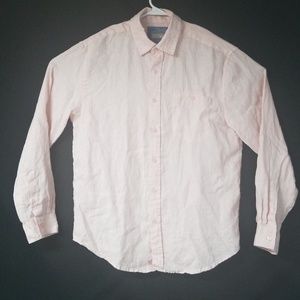 Bruno Long Sleeve Button Up Linen Shirt